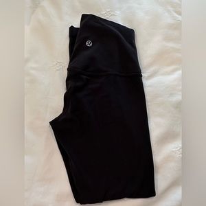 lululemon Align 23” leggings, black, size 0, EUC